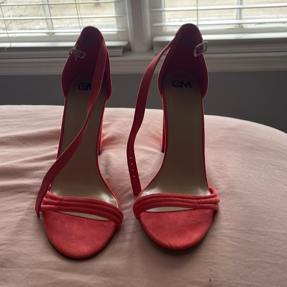 Pink 4 inch heels